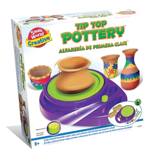 Small World Toys Tip Top Pottery DIY Kit